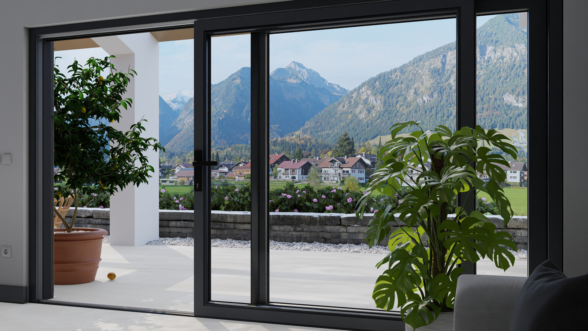 GEALAN S 9000 HST lift and slide door